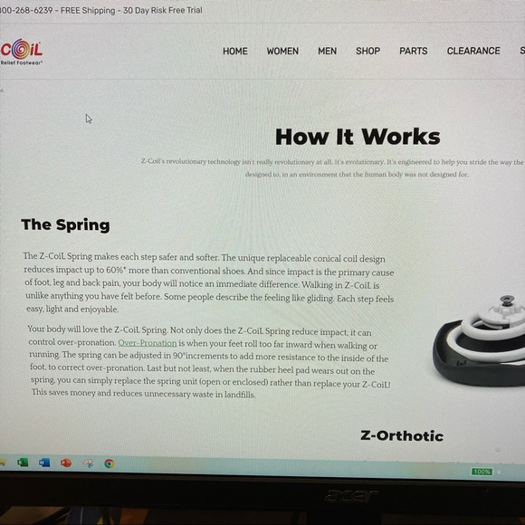 Z-COIL Back Pain Relief Coil Comfort Orthotic Therapeutic Black Dress Shoes, 12 - Picture 12 of 13